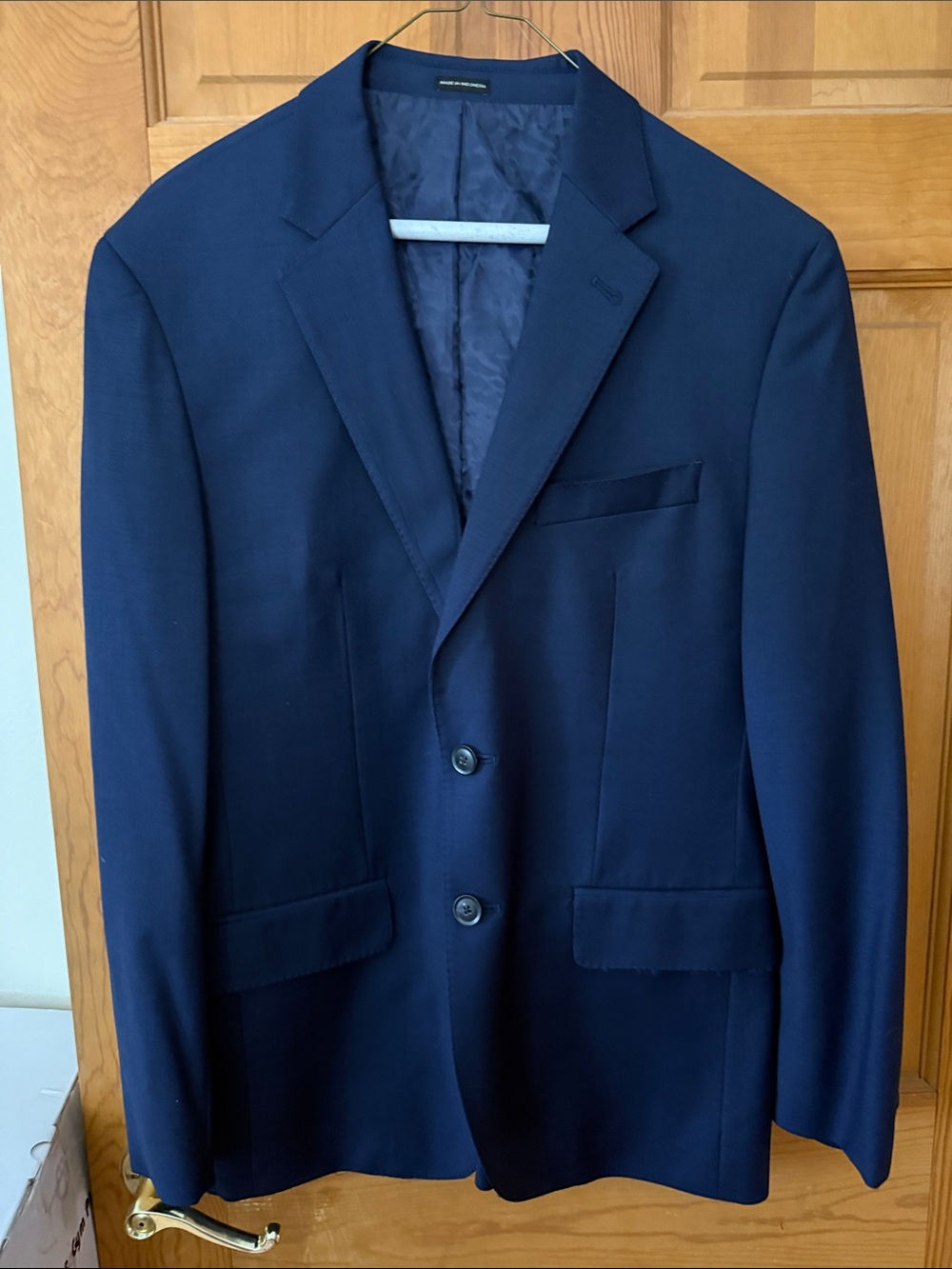 Joseph Abboud Navy Two-Button Sport Coat